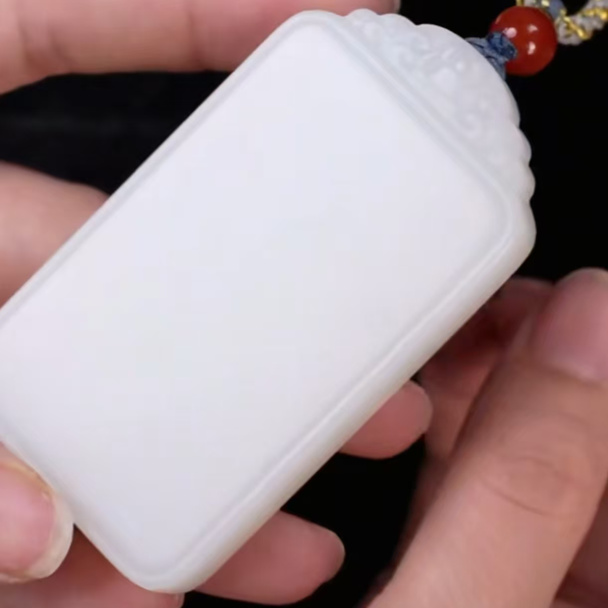 创汇和田玉无事牌1 