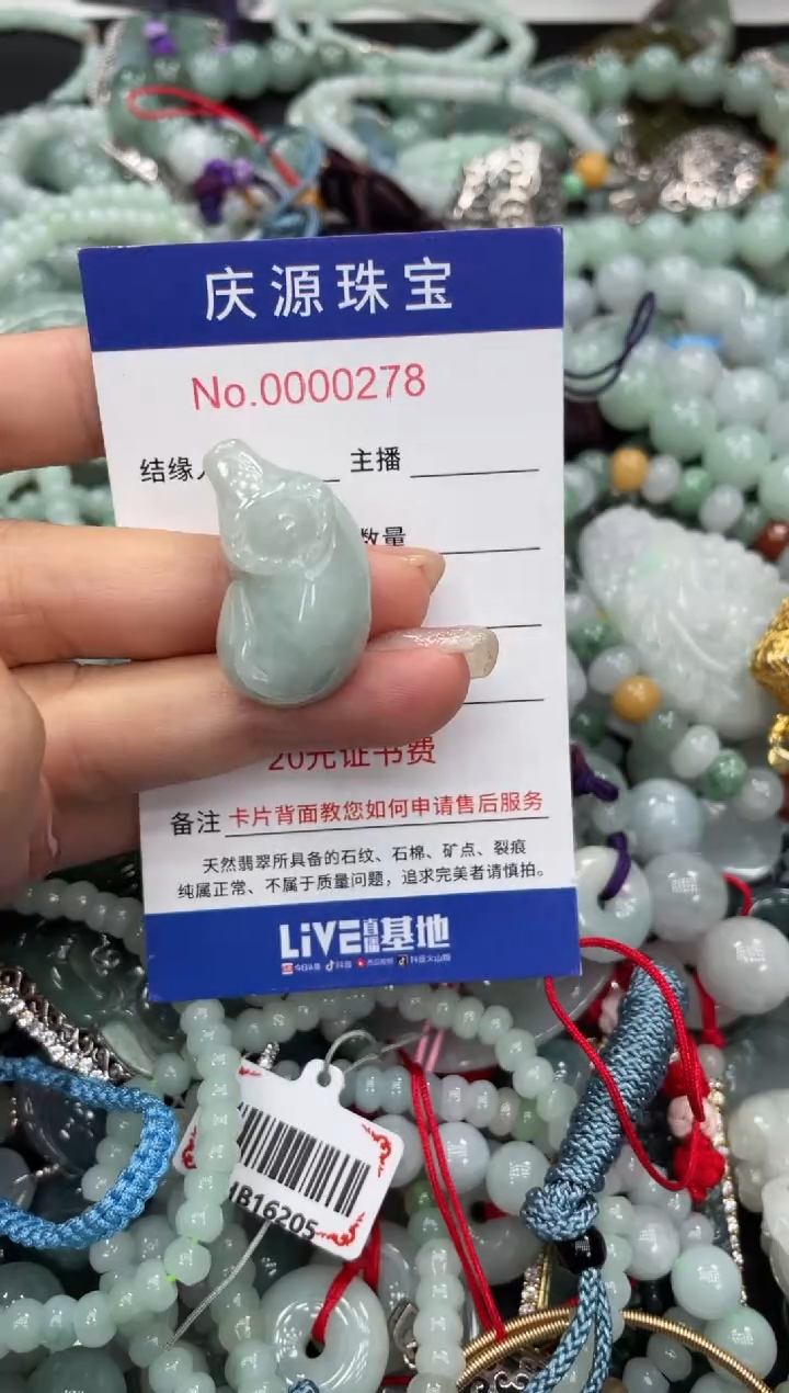 翡翠未镶嵌颈饰155
