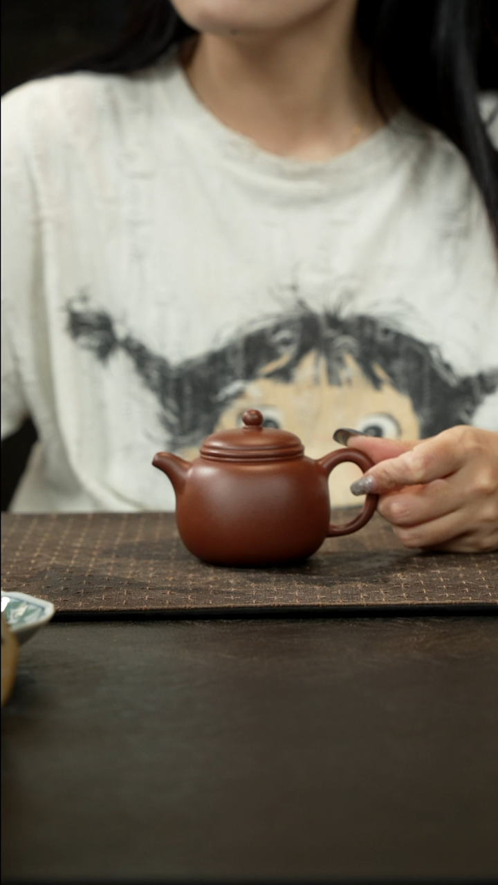 茶壶紫砂底槽清内推匏尊200cc