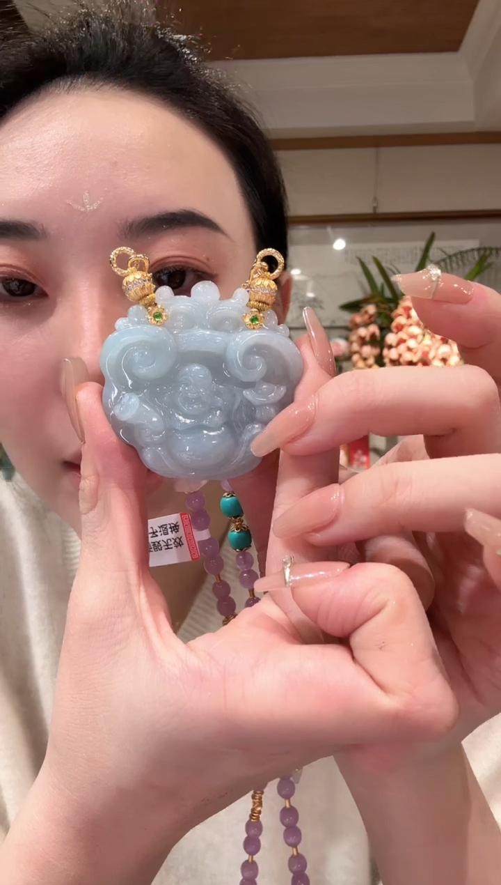 【闪购商品】翡翠颈饰未镶嵌国风