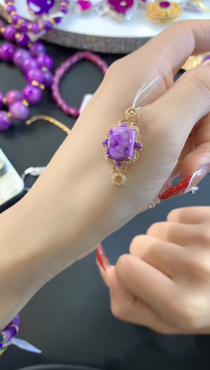 【闪购商品】苏纪石（舒俱来）.18K金镶嵌舒俱来饰品