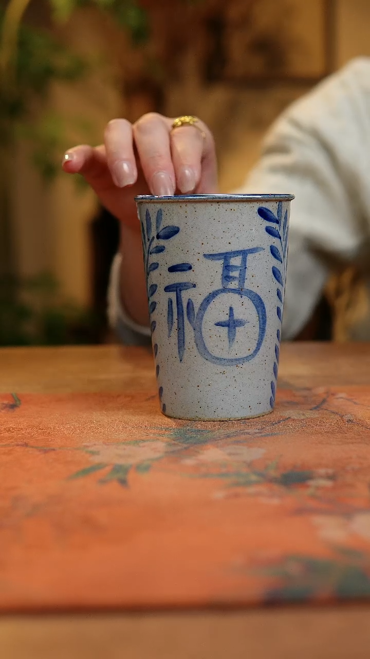 【闪购商品】瓷片1351景德镇手工手绘釉下彩高温瓷