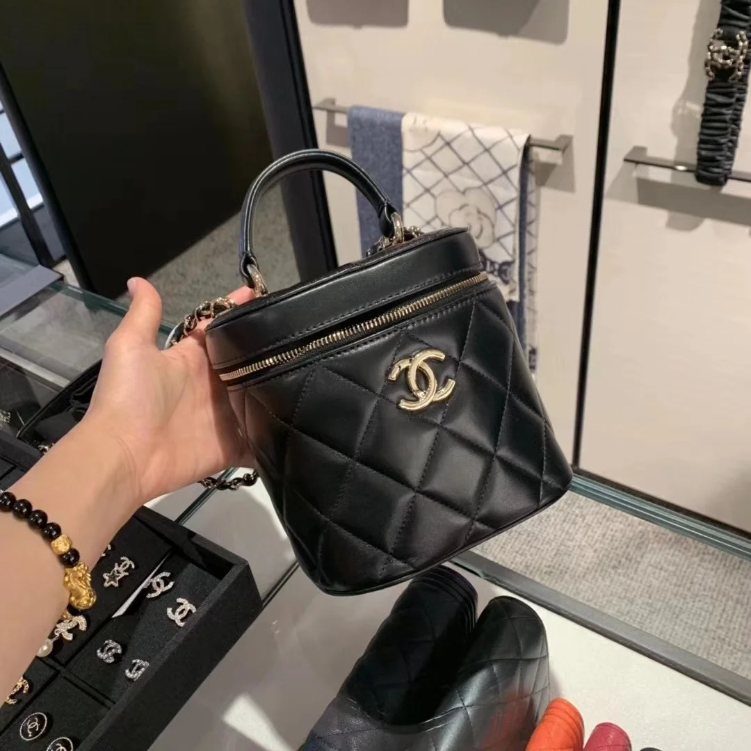 99新 Chanel/香奈儿 98新 奢总管/CC水桶包/芯片