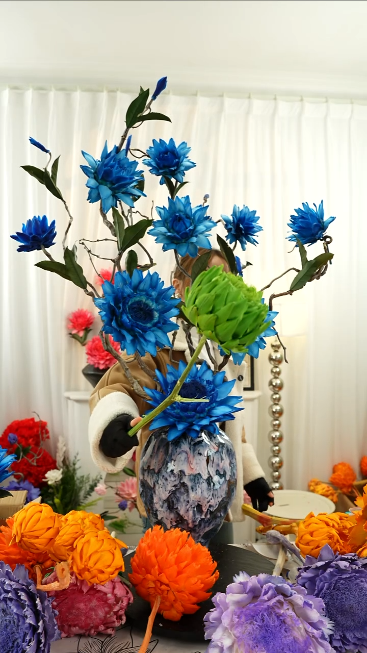 永生洋蓟 霸王花1头叶片有伤【果绿】A20