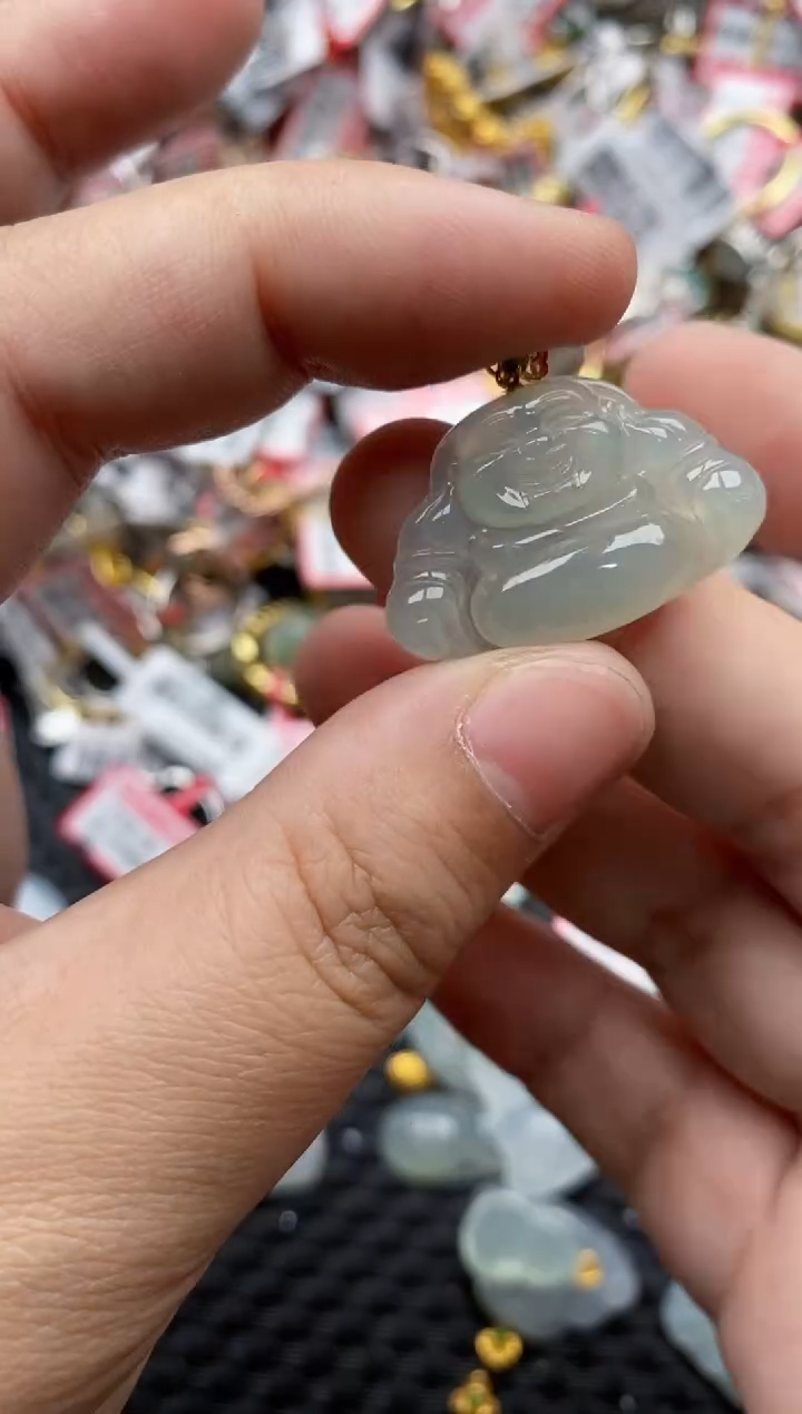 【闪购商品】翡翠戒指18K金镶嵌55555---8
