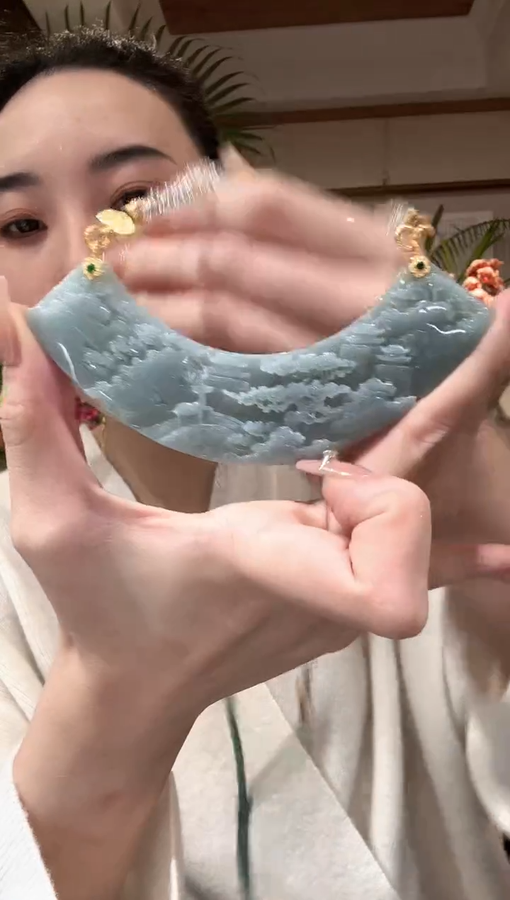 【闪购商品】翡翠颈饰未镶嵌国风