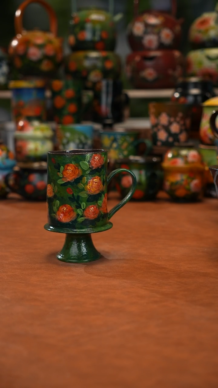 陶瓷油画手绘釉下彩