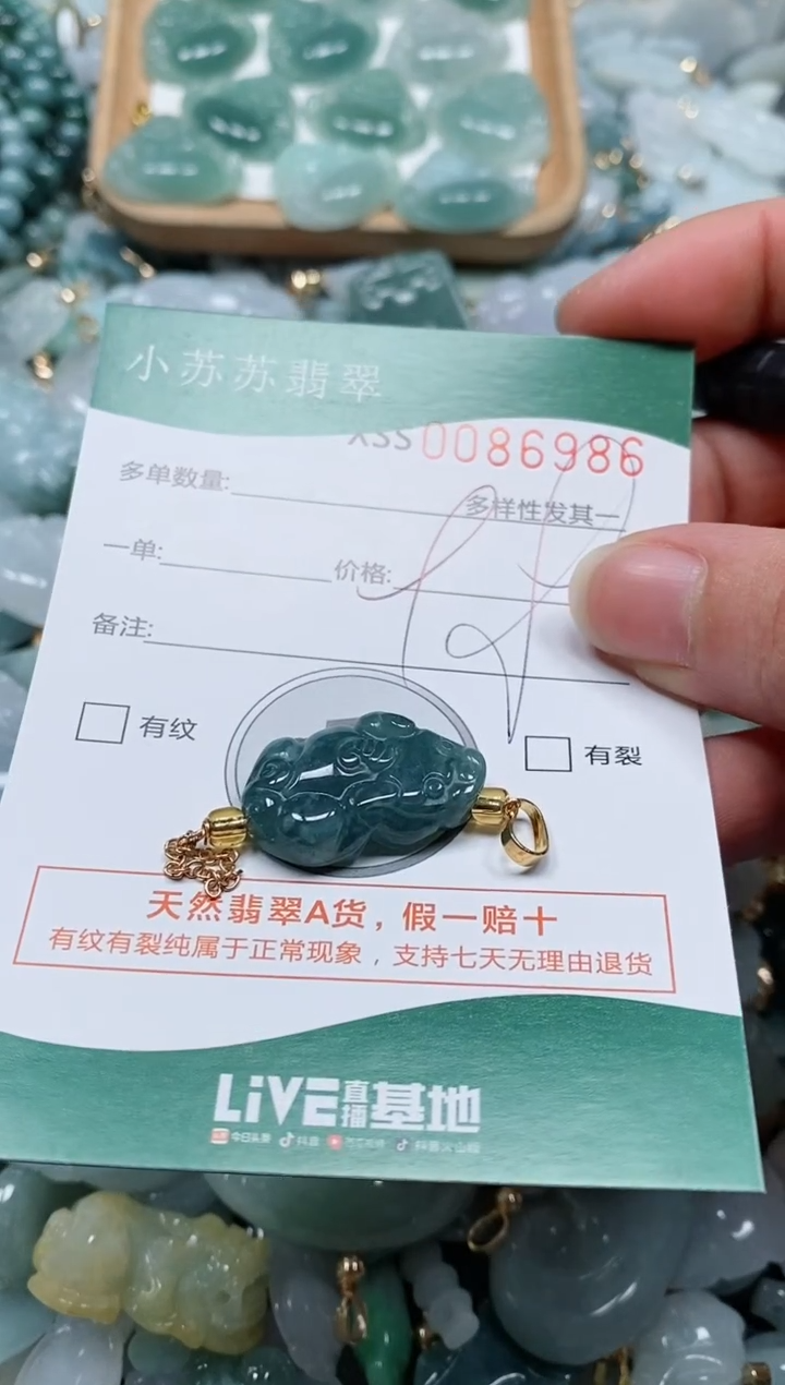 【闪购商品】翡翠颈饰未镶嵌闪购商品00686986