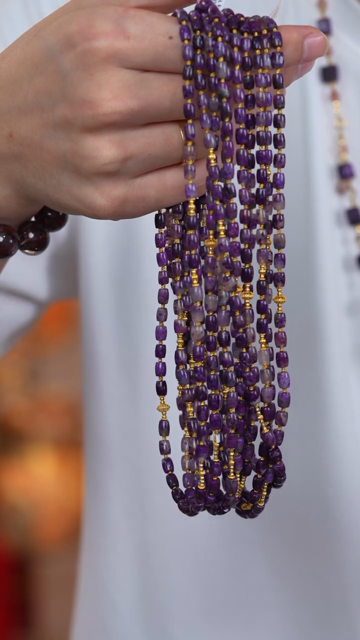 【闪购商品】苏纪石（舒俱来）项链18K金镶嵌多样性发其一