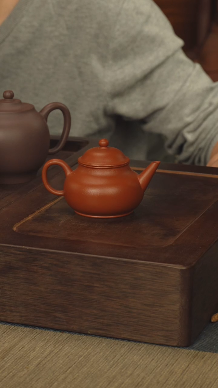 茶壶紫砂结****?半手工100容量