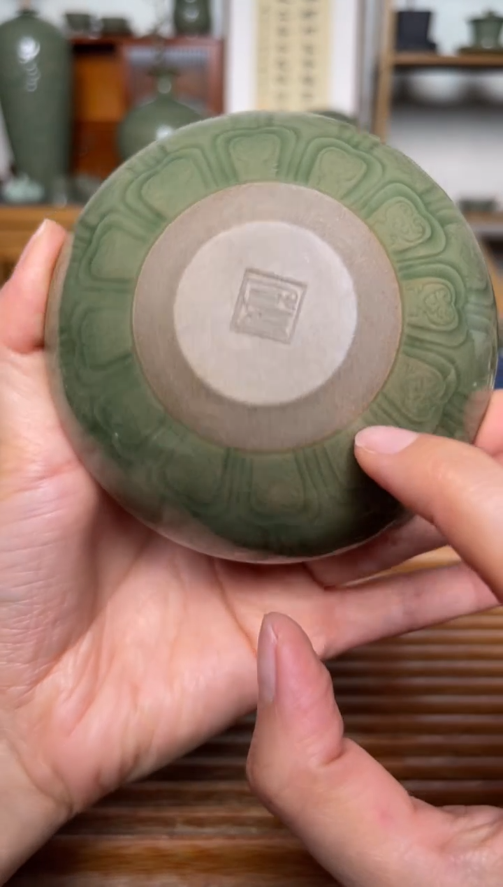 【闪购商品】其他36纯手工秘色毗卢杯 微瑕福利