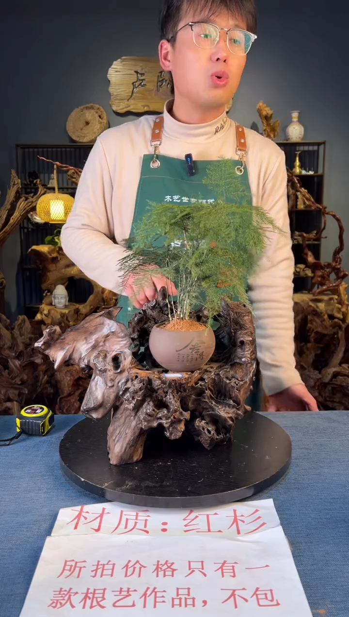 木 卢师傅根艺作品（不包含人物摆件）