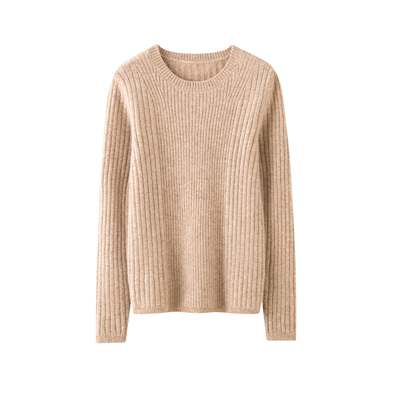 100%纯山羊绒百搭经典时尚宽松休闲羊绒衫羊绒衫QHRY-2403