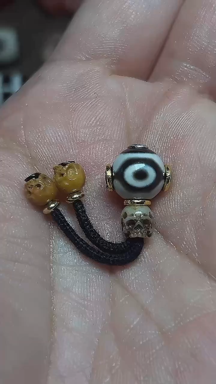 玛瑙/玉髓（覆膜）散珠三眼三通套装