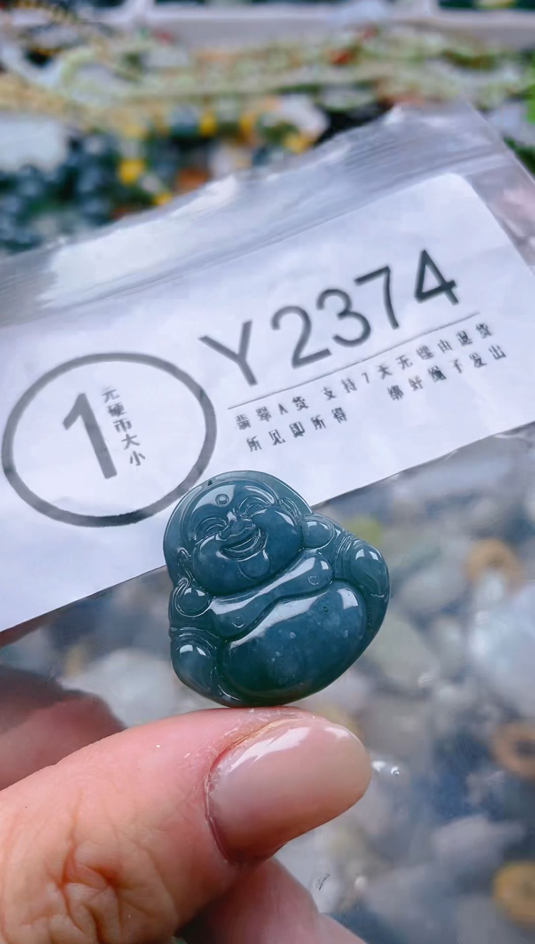 【闪购商品】翡翠颈饰未镶嵌/Y/翡翠A货一图一物