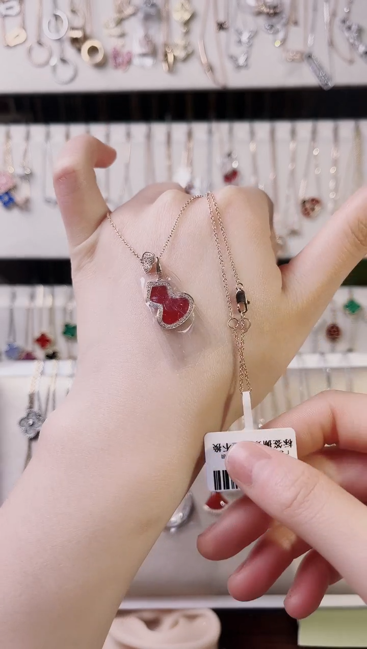 【闪购商品】玛瑙颈饰18K金镶嵌18K金镶嵌 K玫