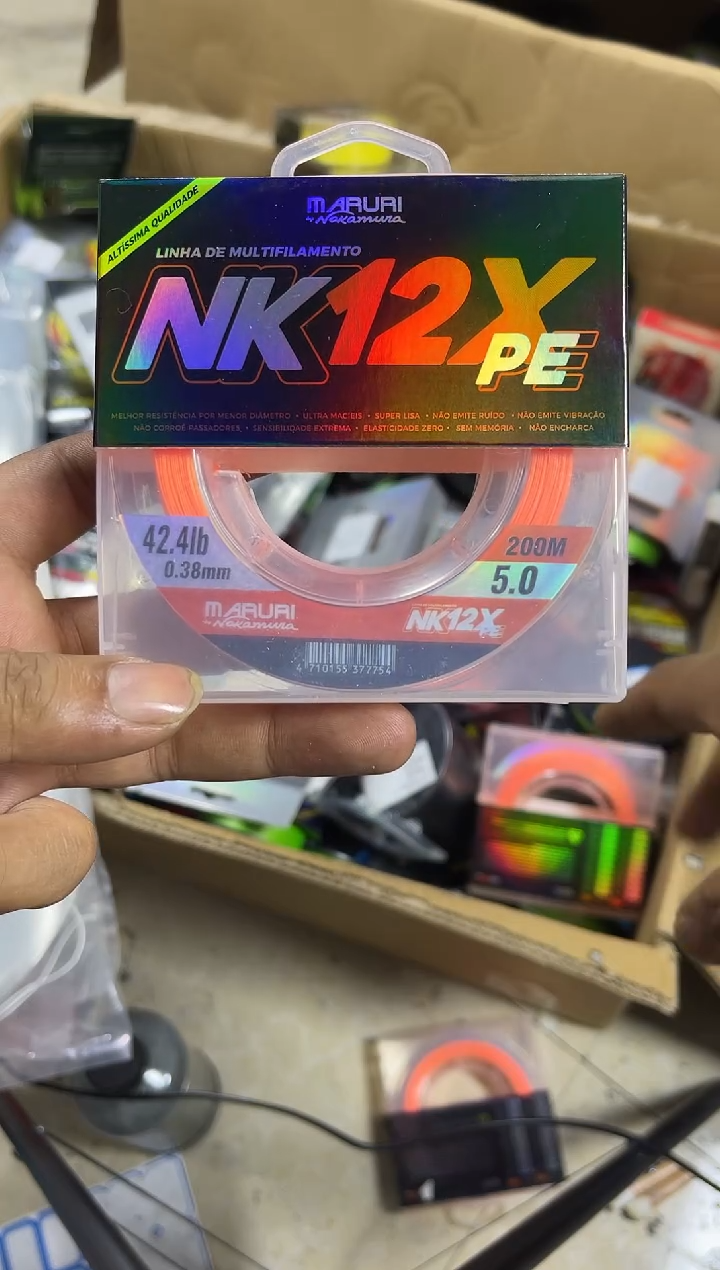 PE12编5号200米橙色路亚线拼手速