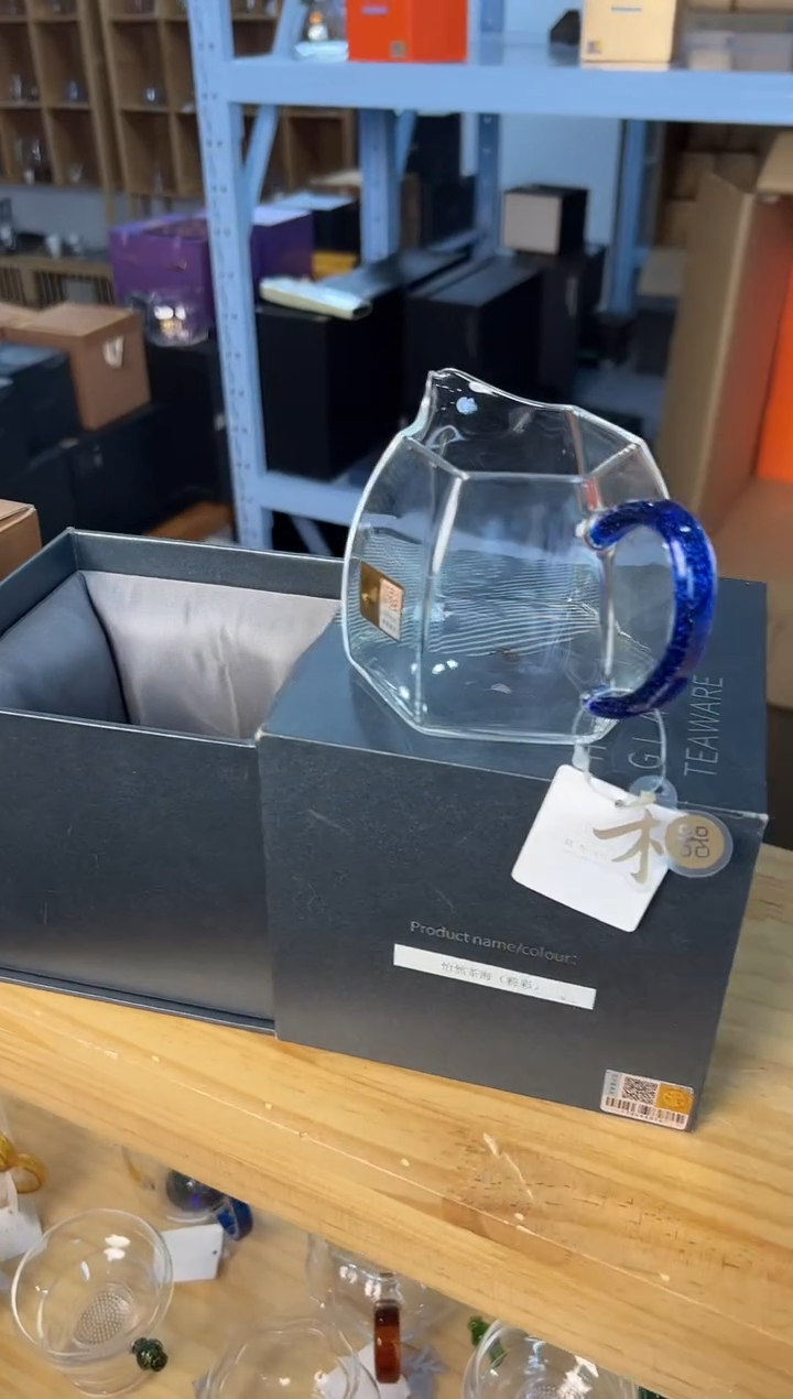 禾器 棱然茶海 宝蓝金