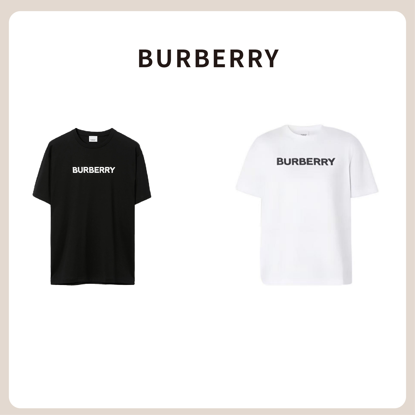 BURBERRY一行字短袖80553071