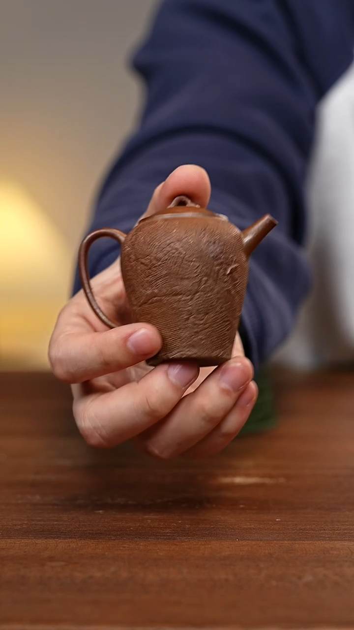 茶壶紫砂布纹陶罐