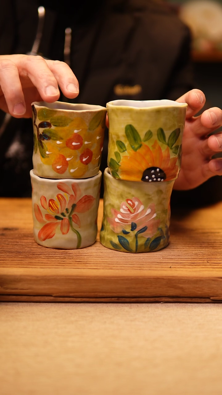 【闪购商品】@@陶园瓷舍@@纯手工手绘@高温釉下彩