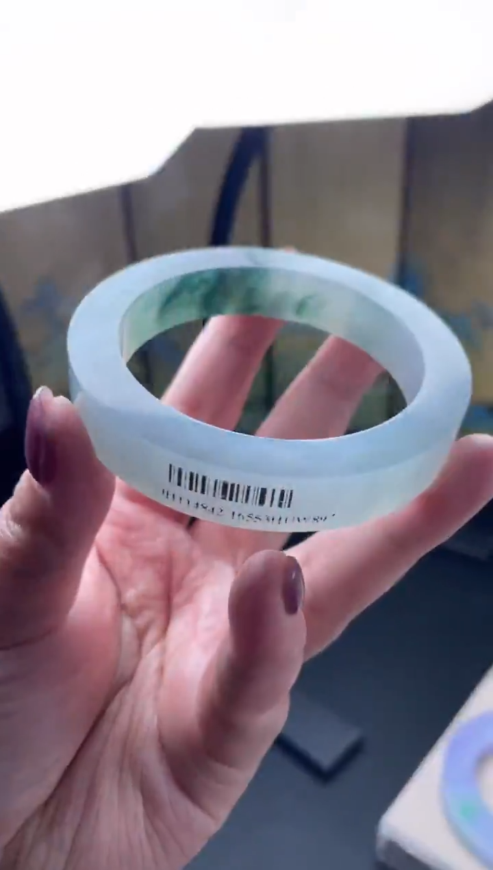 未镶嵌手镯定制翡翠正圈AJH10SZDZS