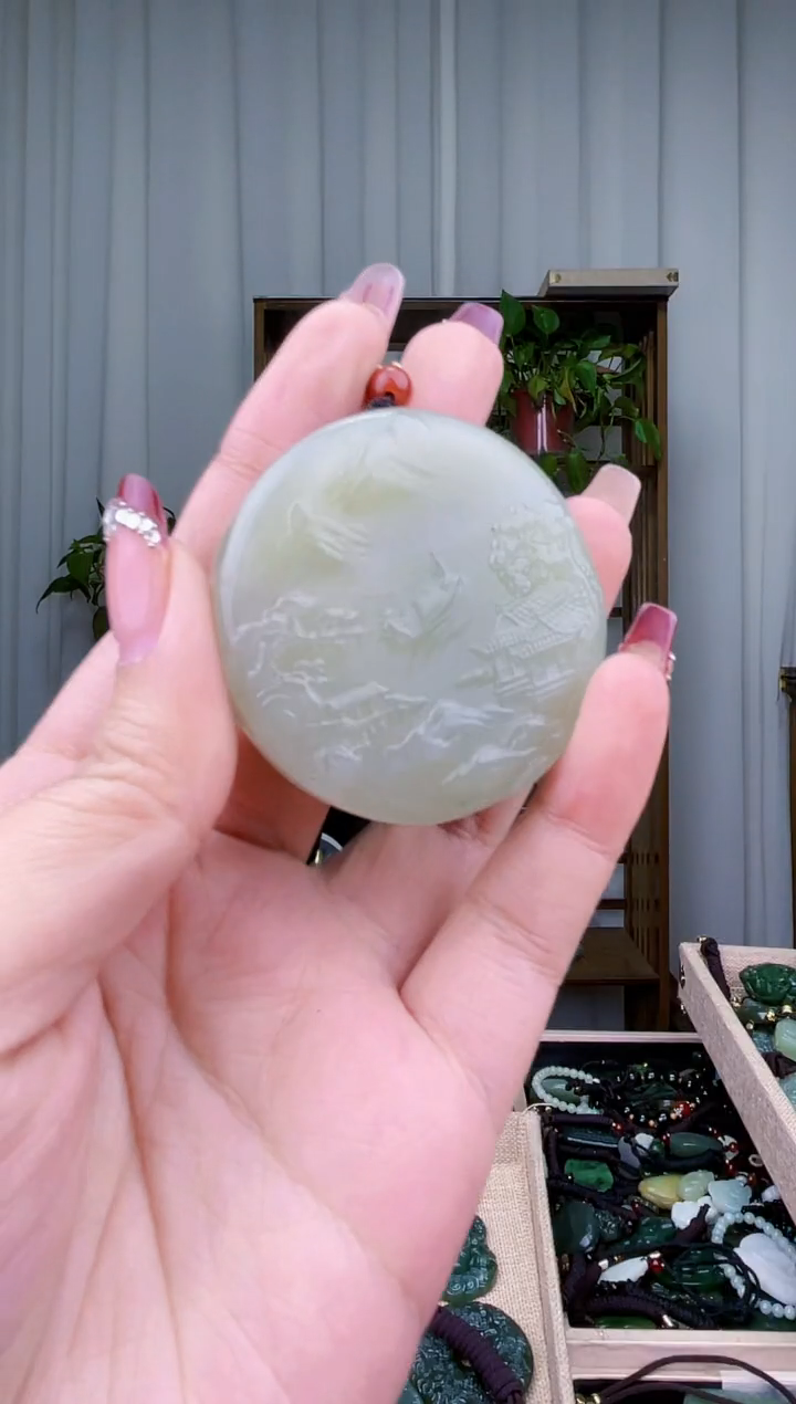 【闪购商品】和田玉挂件未镶嵌拍一发一，多样性发货！