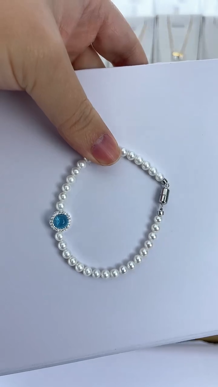 【闪购商品】淡水珍珠手链未镶嵌18天然珍珠白月光小米珠手链4-5