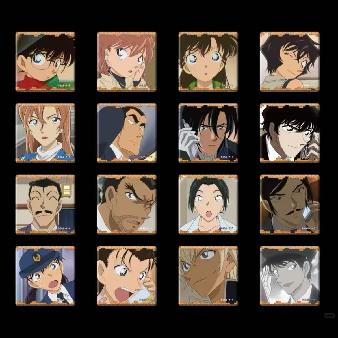 名侦探柯南 land5/4弹吧唧.夏日冰箱贴(默认代拆，不退不换）