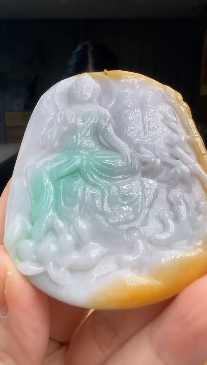 【闪购商品】翡翠颈饰未镶嵌YJ@@960Q3J12590