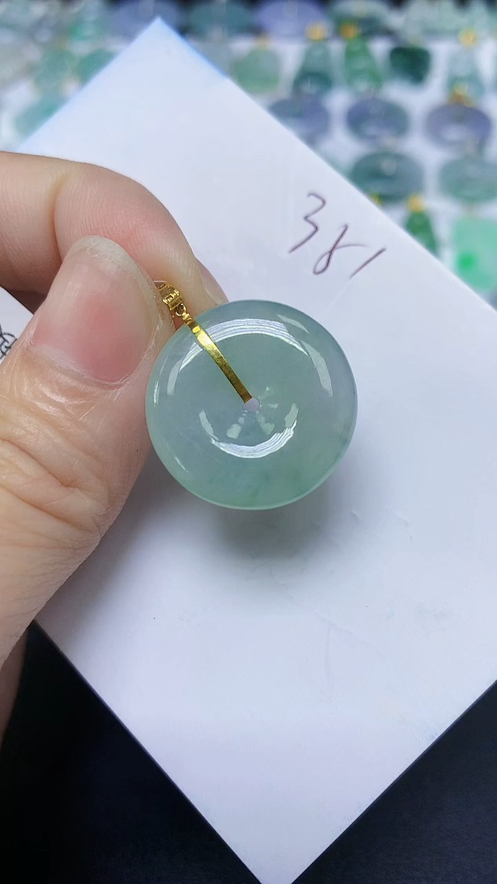 颈饰未镶嵌翡翠天然缅甸A货翡翠百元以上9元证书费自理