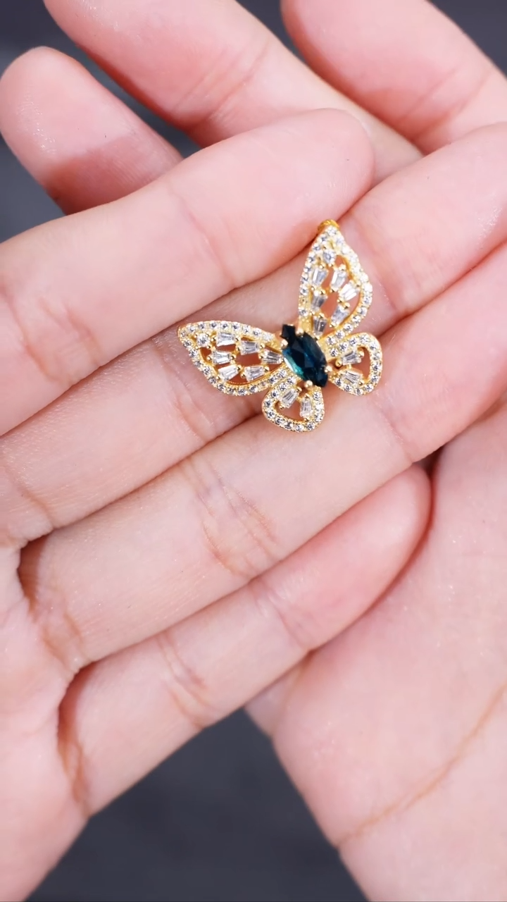 【闪购商品】托帕石颈饰银S925镶嵌颈饰