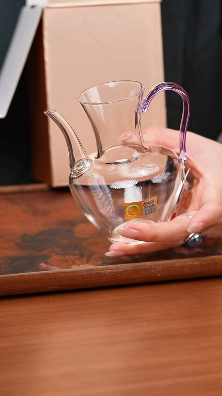 【闪购商品】禾器/晶彩俏然茶海/浅紫/定制版