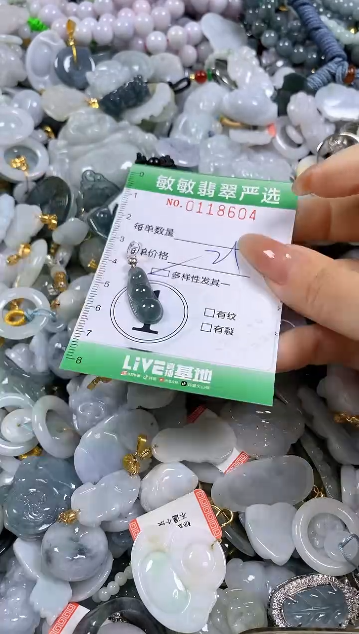 【闪购商品】翡翠颈饰未镶嵌闪购0118604多样性发其一