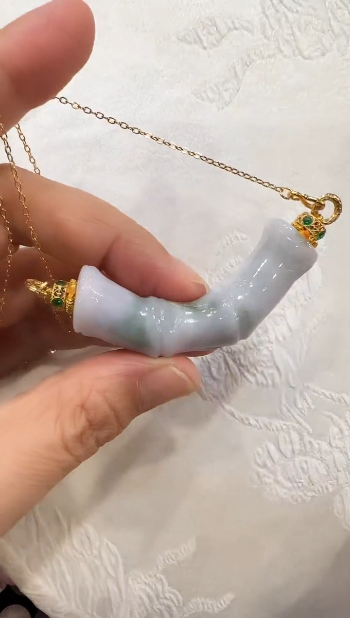 颈饰未镶嵌翡翠国风