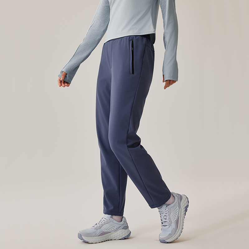 Skechers斯凯奇休闲直筒长裤女2025年新款舒适保暖时尚潮流运动裤