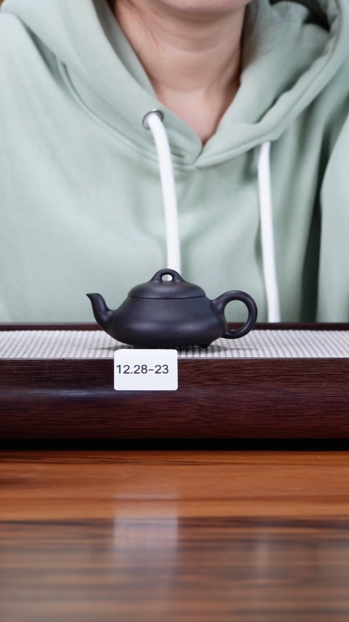 茶壶紫砂12.28-23老紫泥 焐灰 汉棠石瓢100