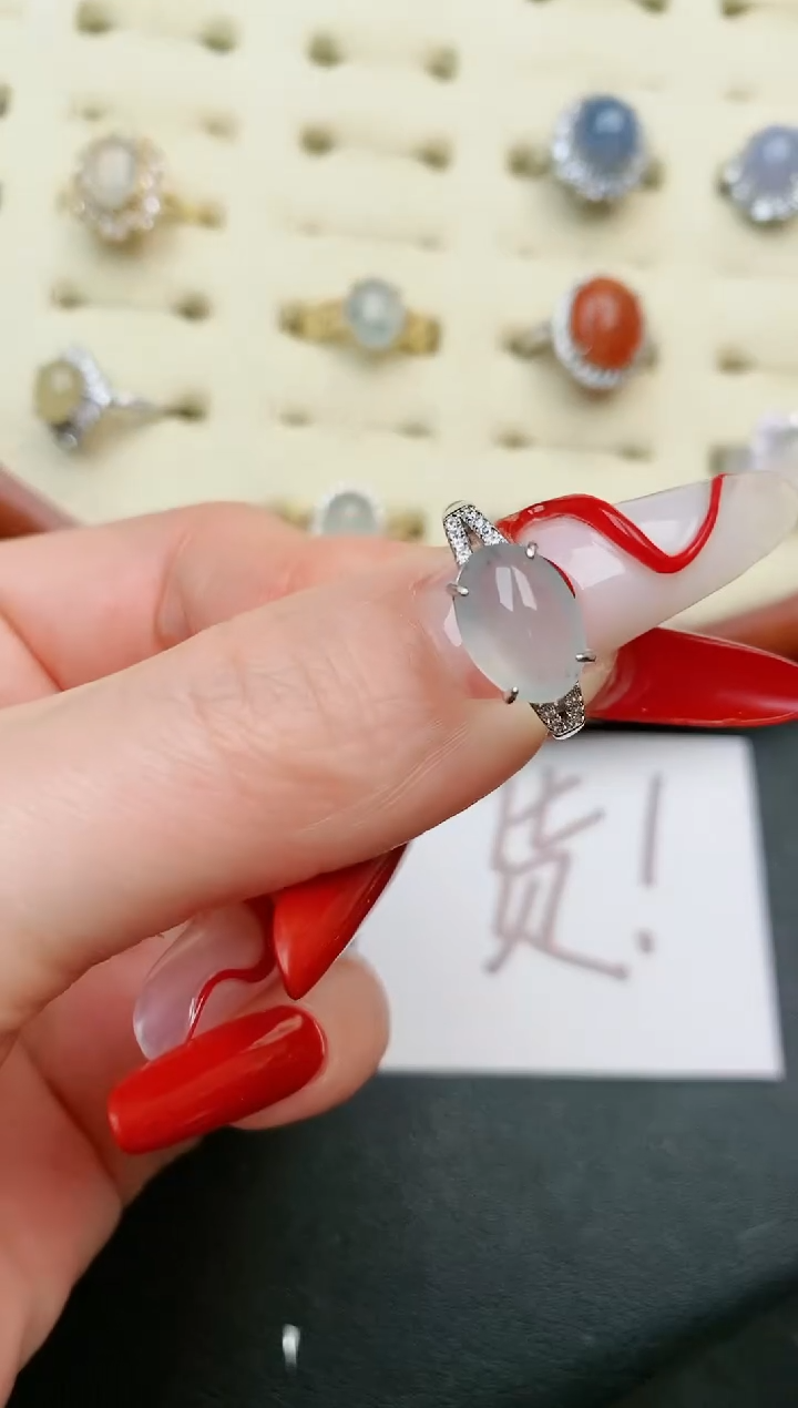 【闪购商品】翡翠戒指银S925镶嵌.....