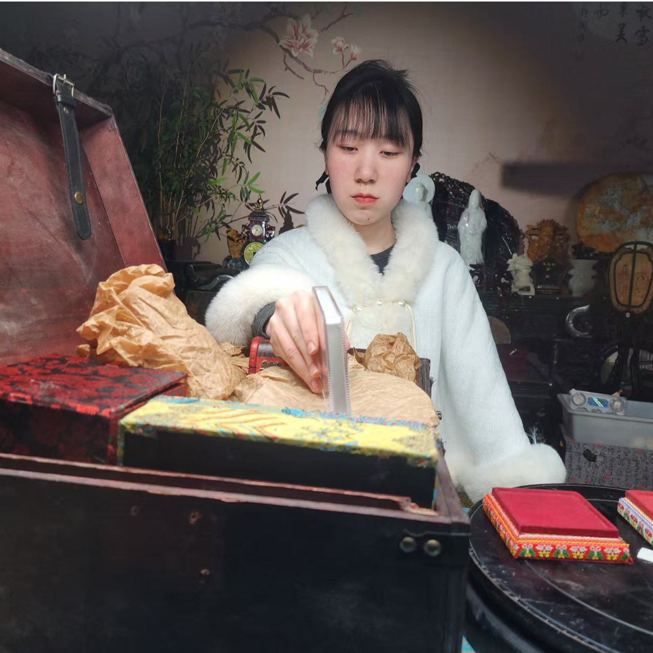 客服咨询链接特色摆件