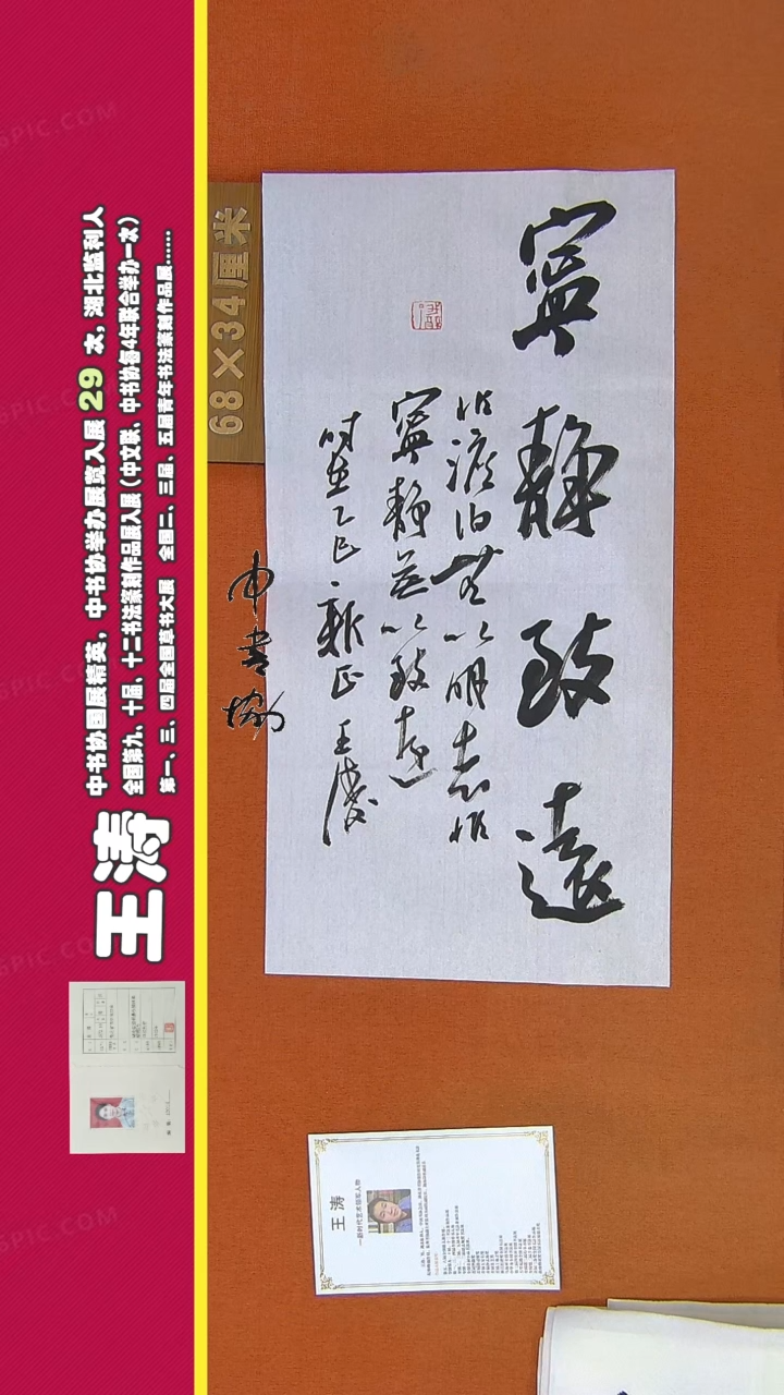 【闪购商品】书法120王涛书法作品