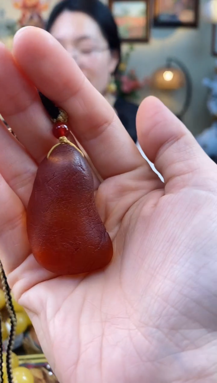 【闪购商品】琥珀颈饰未镶嵌吊坠