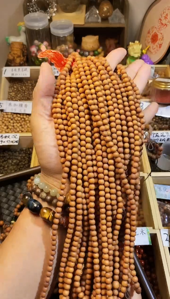 非洲檀香手串/手链卡6芭比檀108颗