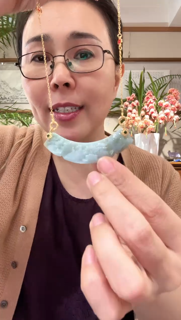 【闪购商品】翡翠颈饰未镶嵌国风