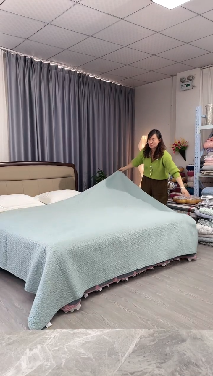 棉230cm*250cm 浅海蓝