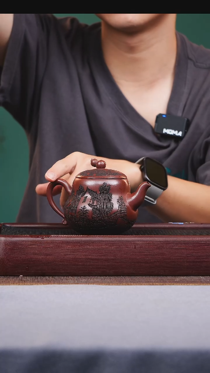 茶壶紫砂宜兴原矿紫砂作品