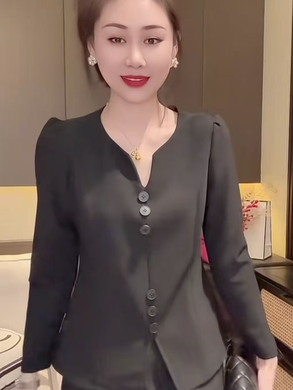 9892高品质御姐风时尚套装