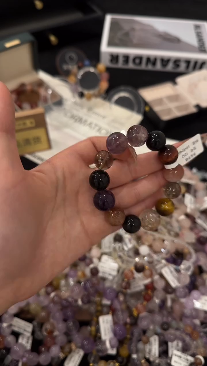 合金手链水晶美拉德多宝f242