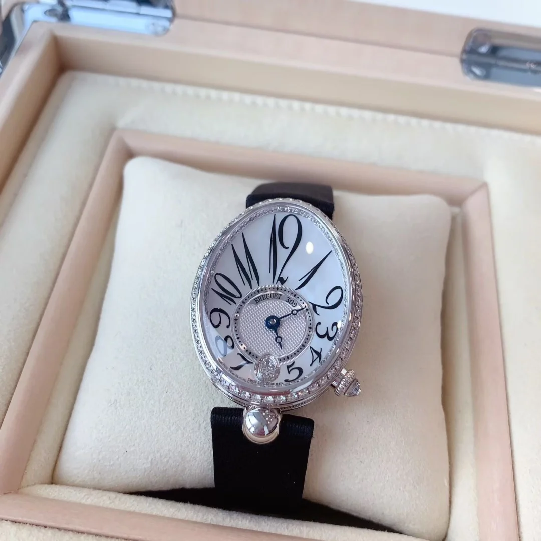 99新 BREGUET/宝玑 小花6欢 那不勒斯王后8918BB腕表36.5x28.45mm