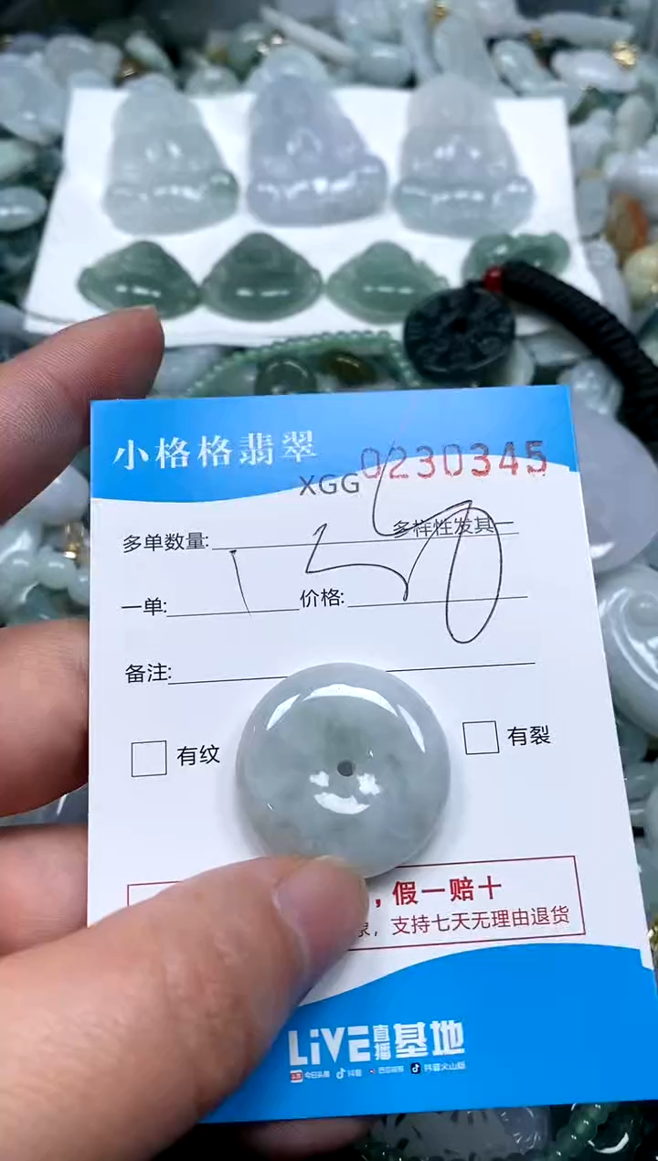 【闪购商品】翡翠颈饰未镶嵌闪购商品0230345