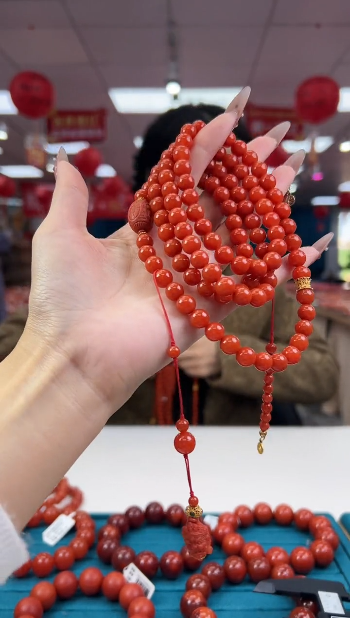 【闪购商品】南红玛瑙项链未镶嵌2.4-（多样式）